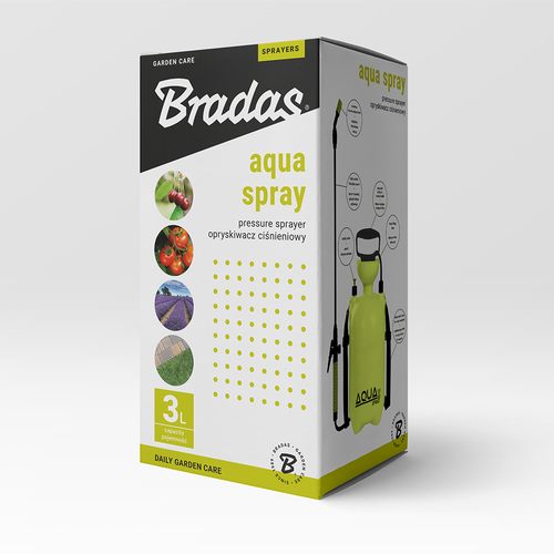 Bradas opryskiwacz ciśnieniowy  3.0L AQUA SPRAY LIMONKA 2