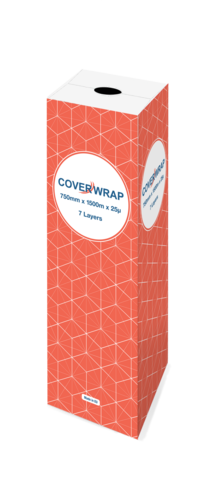 Folia do bel 750 Coverwrap biała 1500m/25 mikronów 2