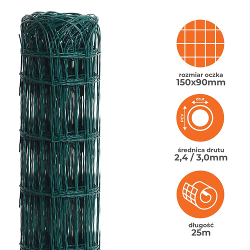 Siatka ozdobna FLORIPLAX 0.65m/25m 2