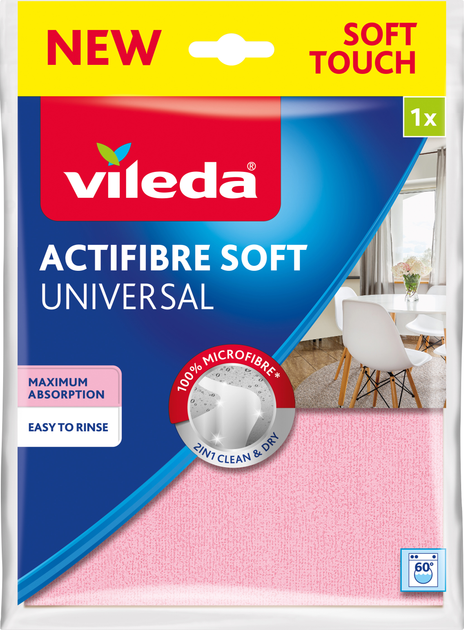 CH-Vileda ścierka actifibre różowa 1