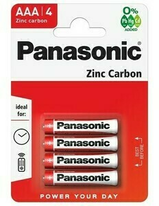 Panasonic bateria R03 4szt zwykła 1