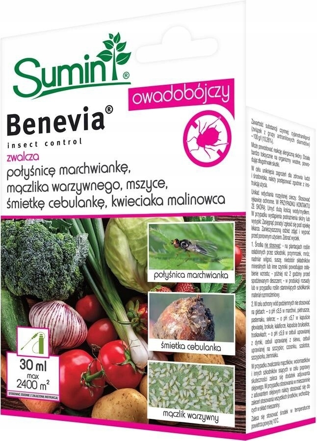 Sumin Benevia 100 OD 30ml / na stonkę i szkodniki w warzywach 1