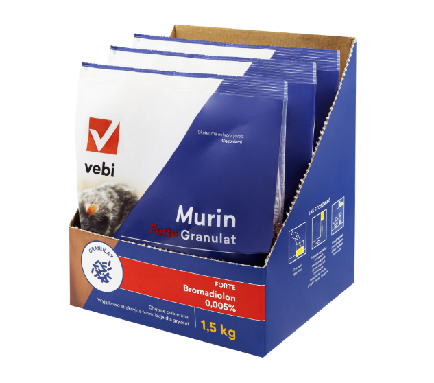 Trade Murin trutka Forte granulat  3x500g 1