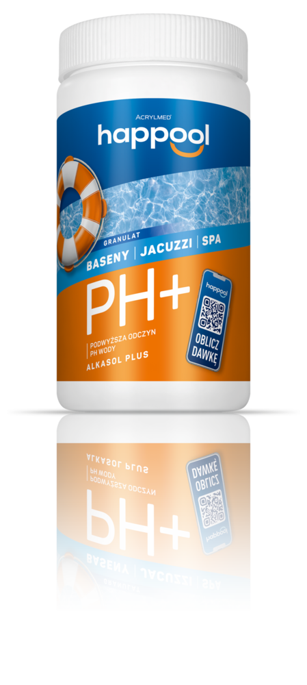 Acrylmed Happool pH PLUS Alkasol proszek 1kg 1