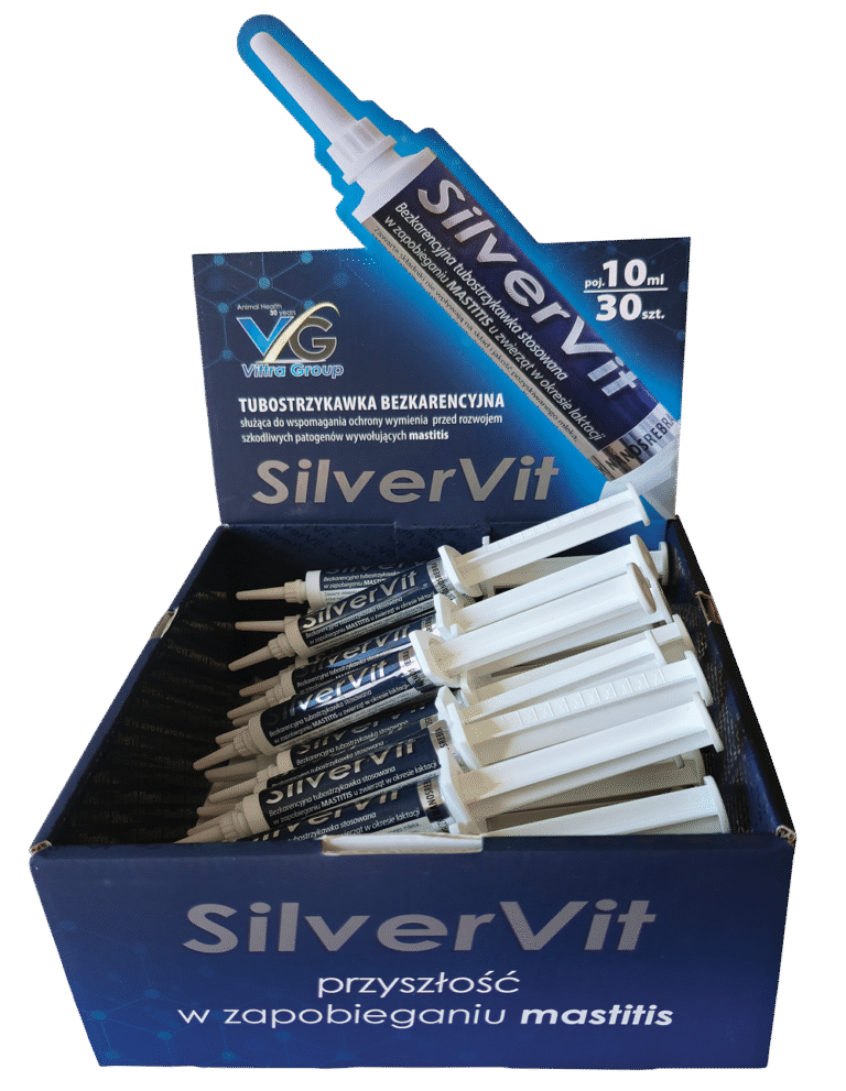 Vittra strzykawka SilverVit 10ml / ochrona wymienia przed rozwojem mastitis 1
