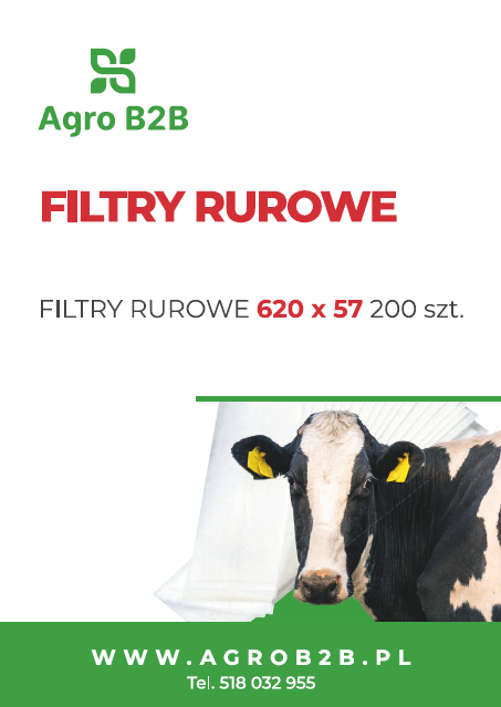 AGRO B2B Filtr rurowy 620x57mm / 200szt. 1