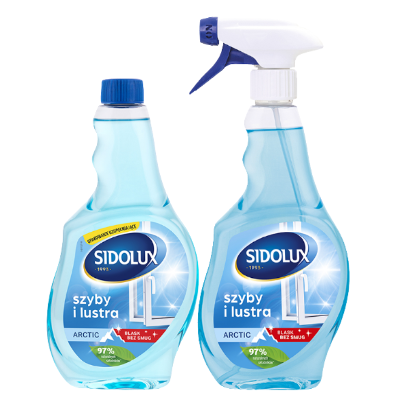 CH-Sidolux płyn do szyb + zapas 500ml arctic 1