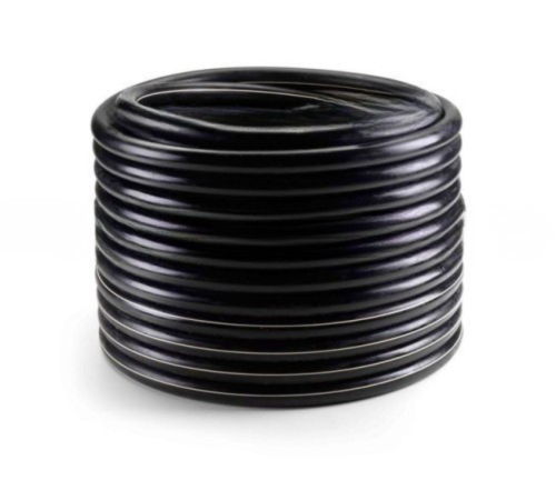Spaggiari Przewód mleczny czarny z białym paskiem 16 mm x 27 mm, 20m 1
