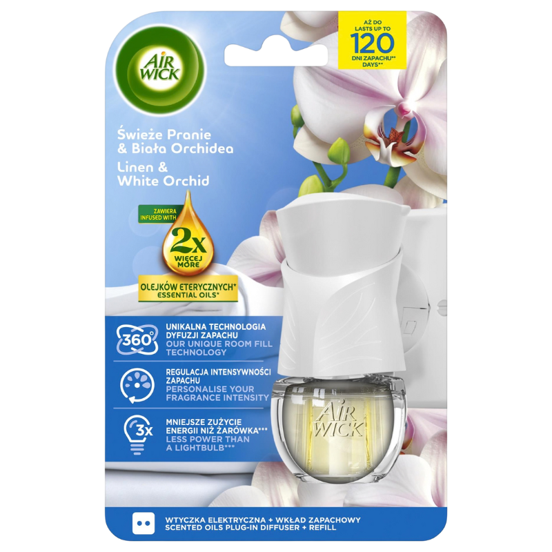 CH-AirWick elektro 19ml Świeże pranie 1