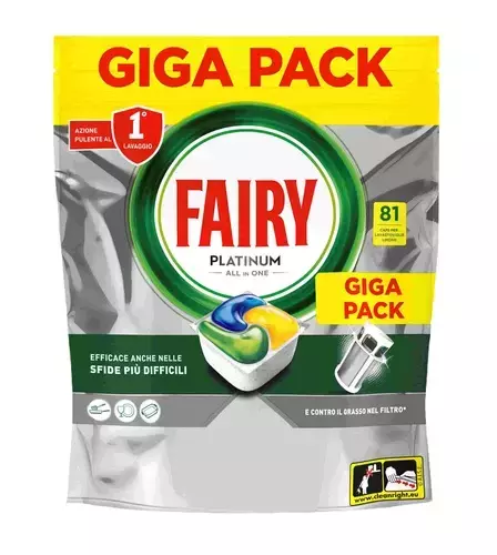 CH-Fairy tabletki do zmywarki 81szt Platinum LEMON 1