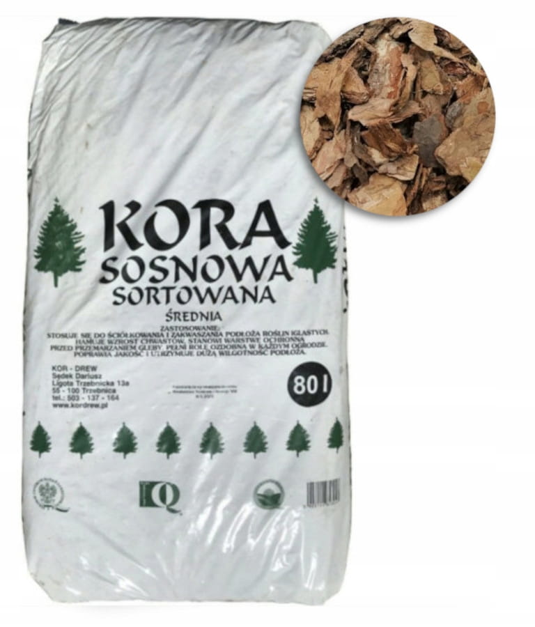 Kordrew kora sosnowa 80L frakcja 20-50mm średnia 1