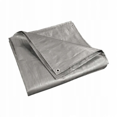 Plandeka 120g 15x20 srebrna 1