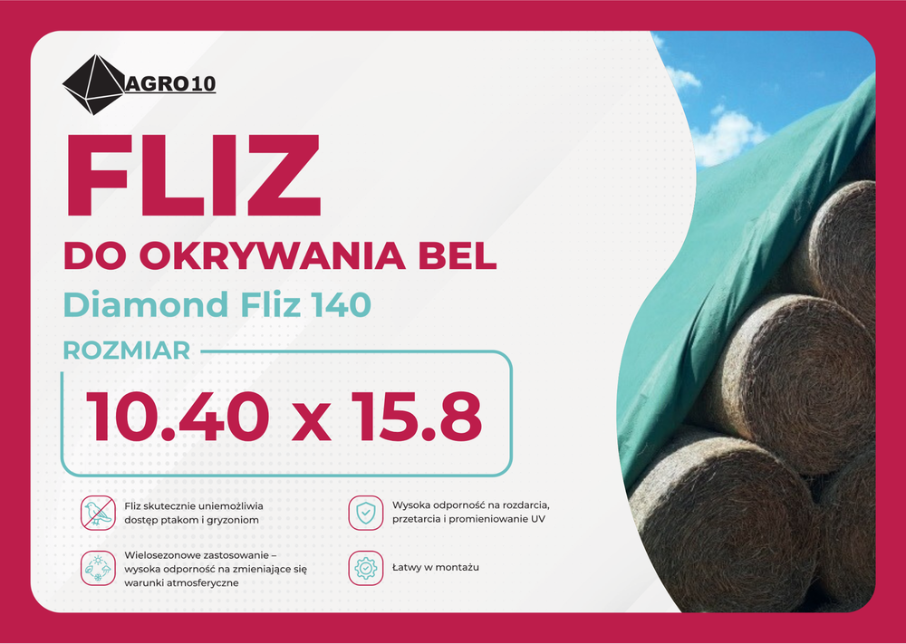 Diamond Fliz do okrywania bel 10.40 x 15.8m (120 Bel) 1