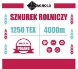 Sznurek do maszyn rolniczych Diamond Twine 1250tex / 4000m NIEBIESKI 1