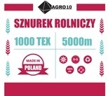 Sznurek do maszyn rolniczych Diamond Twine 1000tex / 5000m NIEBIESKI 1