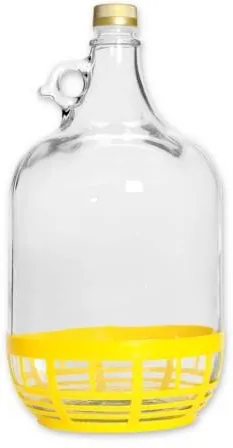 Galon 5l z uszkiem+zakrętka plastik+koszyk 1