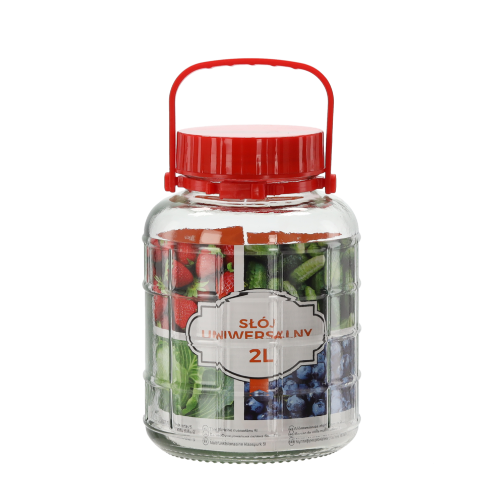 Słój do kiszenia ogórków   2L /  (pak. po 12) 1