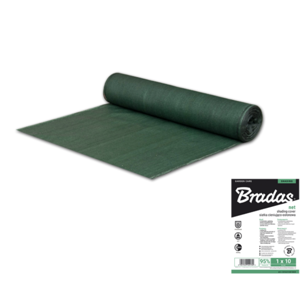 Bradas Siatka 1.5x50m 95% 160g cieniująco-osłonowa 1
