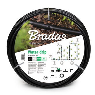 Bradas Zestaw kroplujący 33cm/ 2.0L na h - 50m WATER DRIP 1