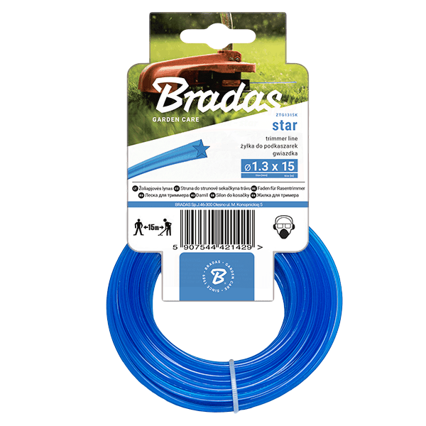 Bradas Żyłka gwiazdka 2.0x15m 1