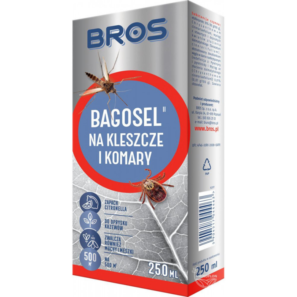 Bros bagosel 100EC 250ml / Kleszcze i Komary 1