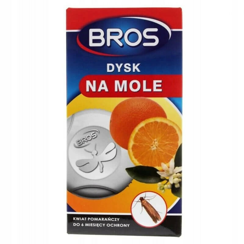 Bros dysk na mole odzieżowe kwiat pomarańczy 1