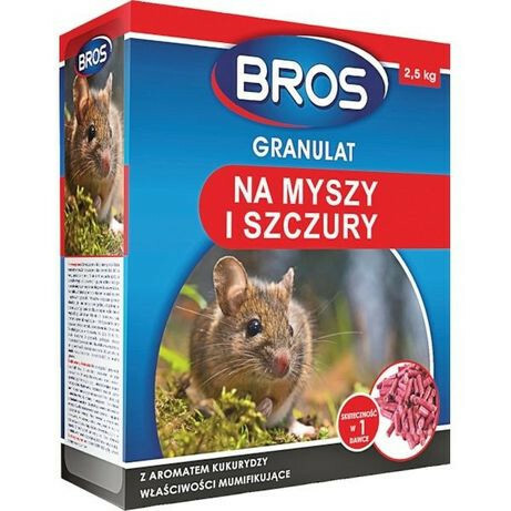 Bros granulat na myszy i szczury 2.5kg 1