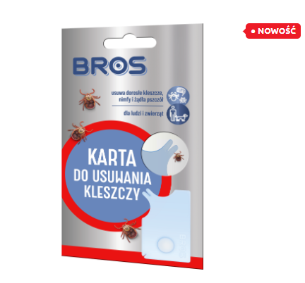 Bros karta do usuwania kleszczy 1