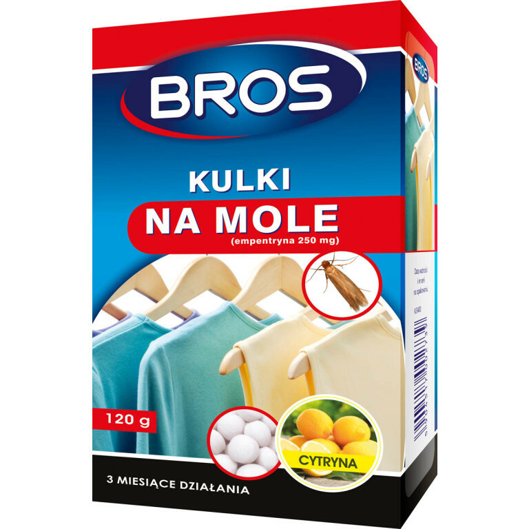 Bros kulki na mole cytrynowe 20szt. 1