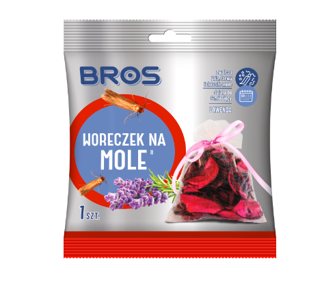 Bros lawendowy woreczek na mole 1