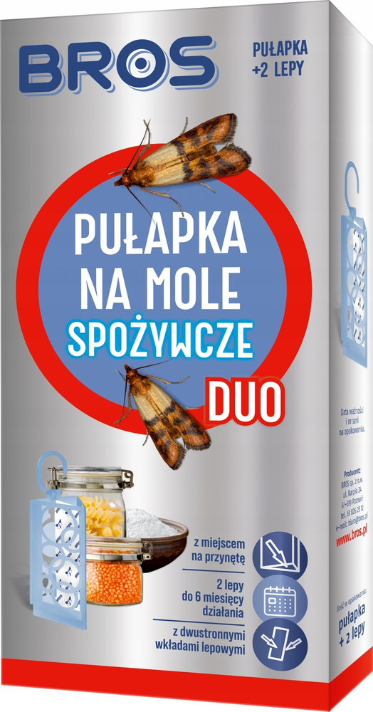 Bros na mole spożywcze 2szt DUO+2 wkłady 1