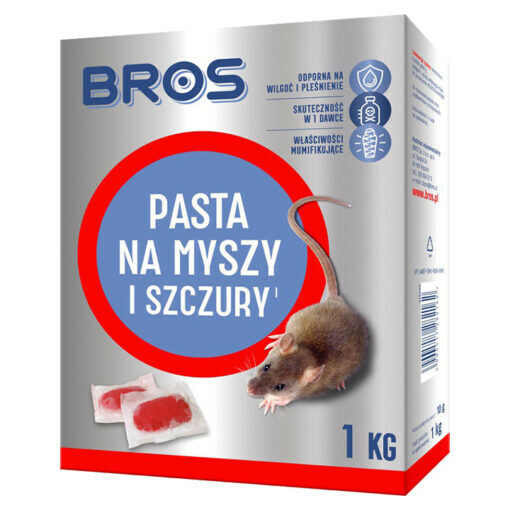 Bros pasta na myszy i szczury 1kg 1