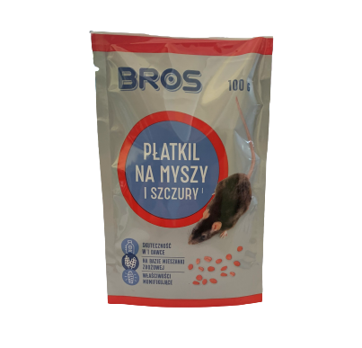 Bros płatki na myszy 100g doypack 1