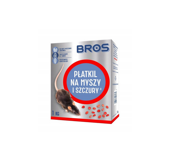 Bros trutka płatki na myszy i szczury 1kg 1