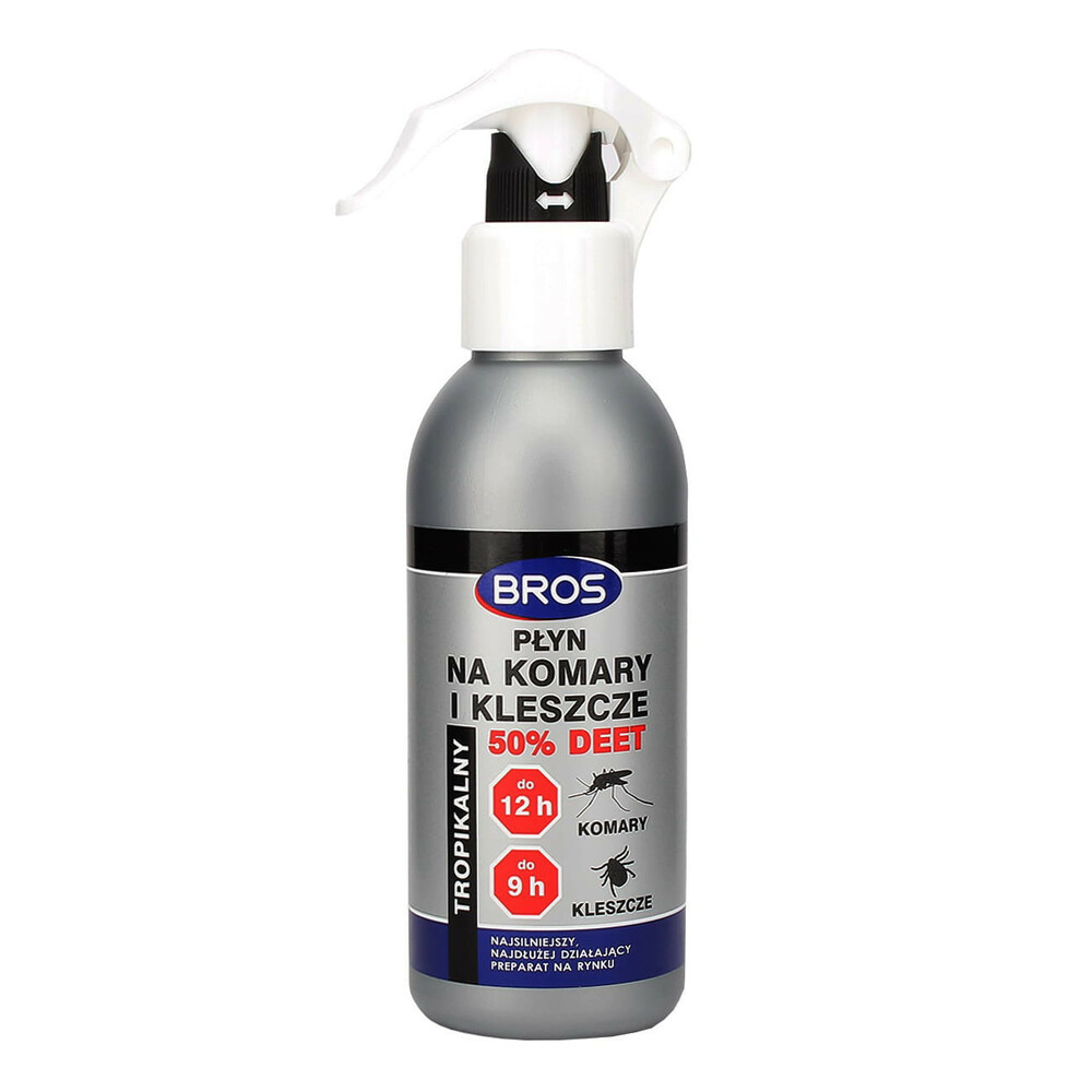 Bros płyn na komary/kleszcze 50% DETT 130ml 1