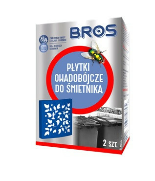 Bros płytki owadobójcze do śmietnika 2szt 1
