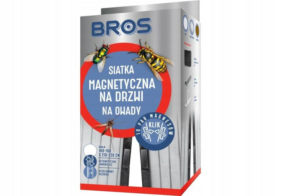 Bros siatka magnetyczna 160x220 biała 1