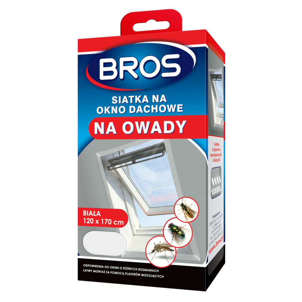 Bros siatka na okno dachowe 120x170 1
