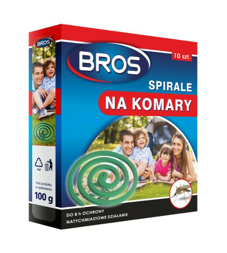 Bros spirale na komary 10szt 1