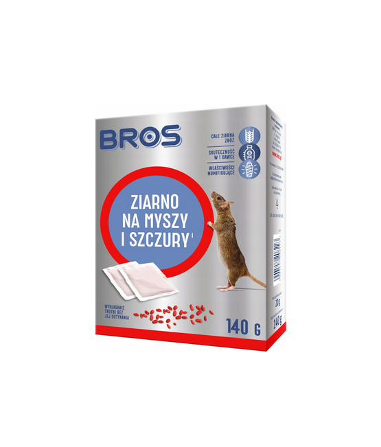 Bros ziarno na myszy i szczury 140g 1