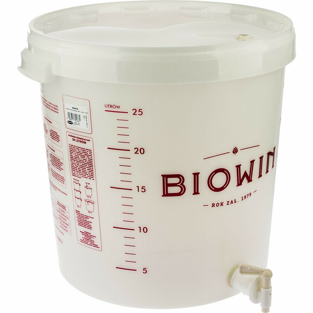 Browin pojemnik fermentacyjny 30l z kranem i pokrywką 1