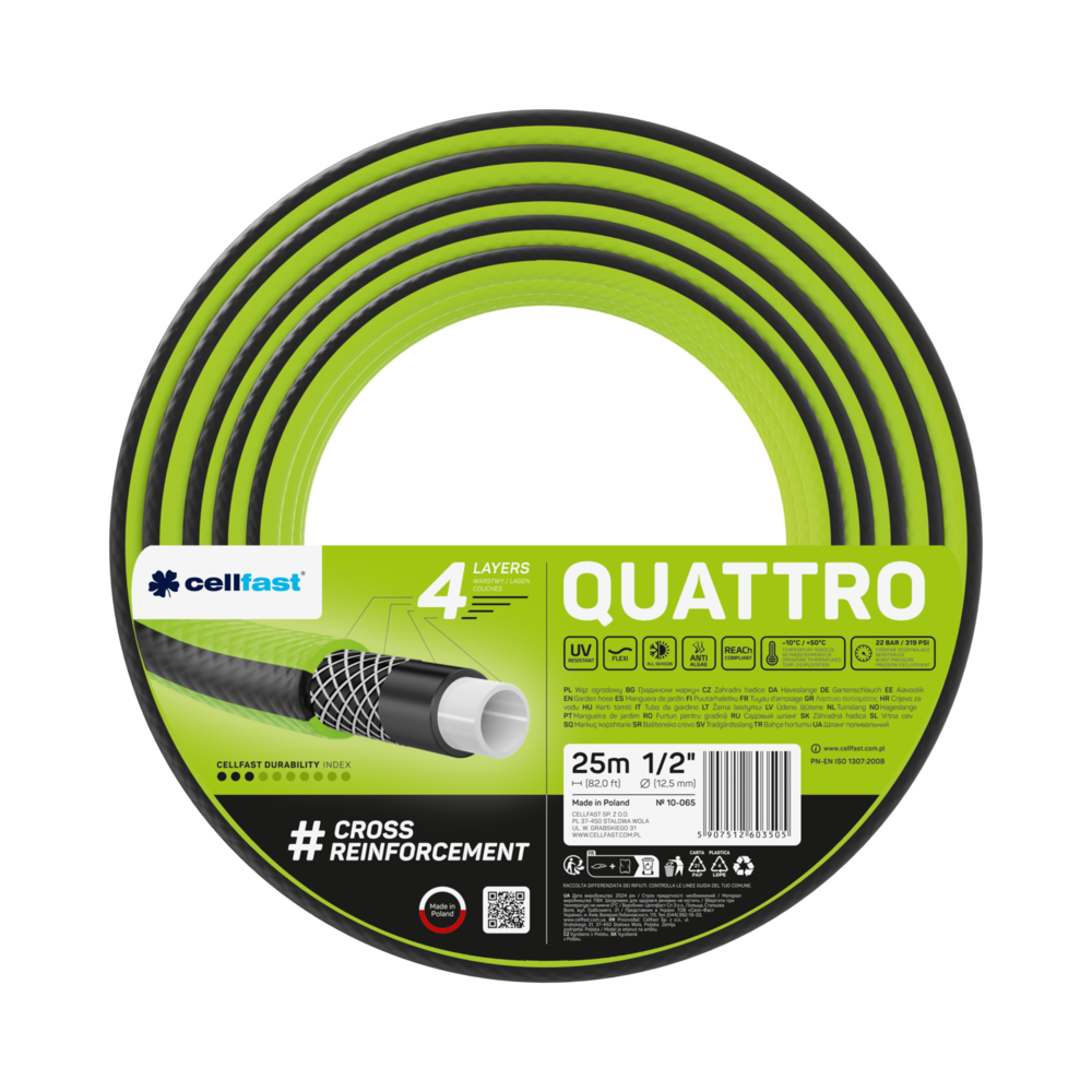 Cell-Fast Wąż quattro 1/2 25m 1