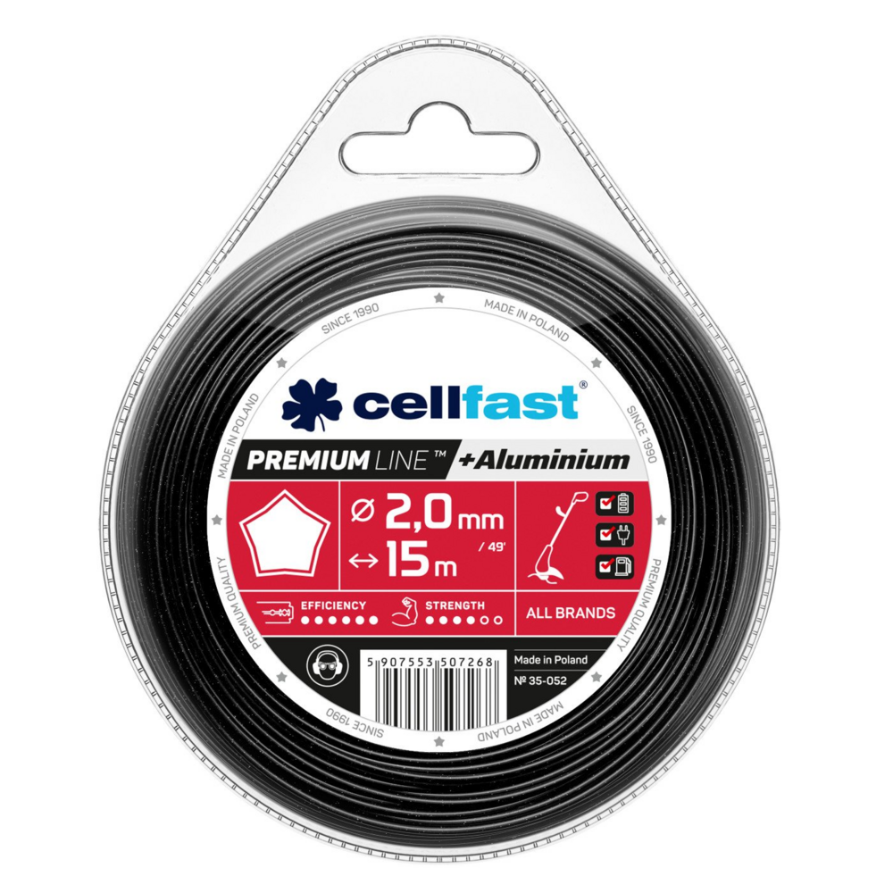 Cell-Fast żyłka PREMIUM gwiazdka 2.0mmx15m 1