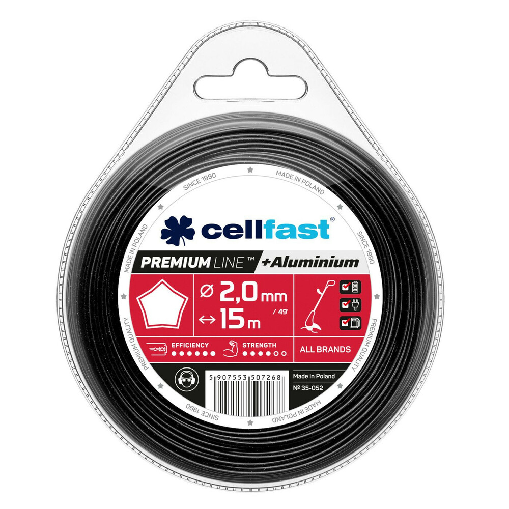 Cell-Fast żyłka PREMIUM gwiazdka 2.4mmx15m 1