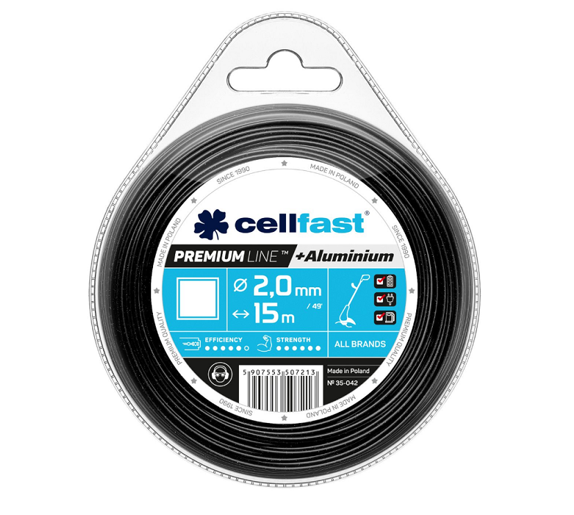 Cell-Fast żyłka PREMIUM kwadrat 2.0mmx15m 1
