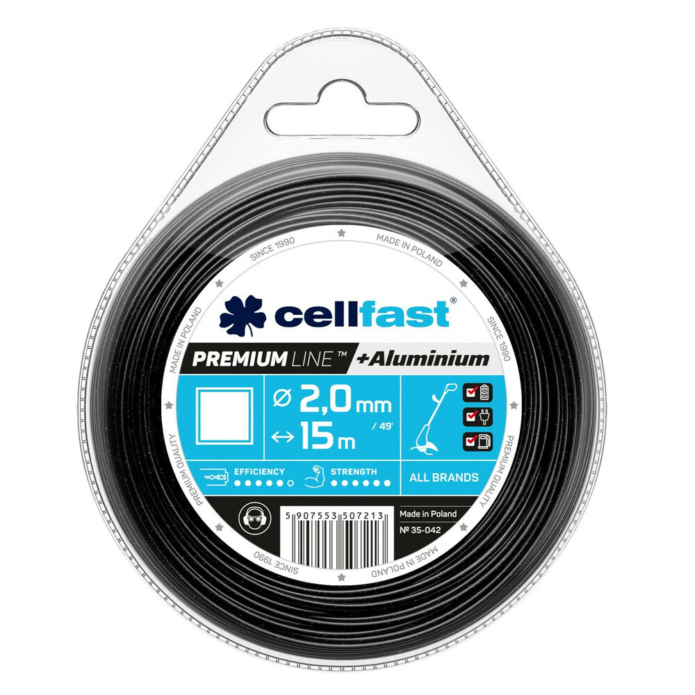 Cell-Fast żyłka PREMIUM kwadrat 2.7mmx15m 1