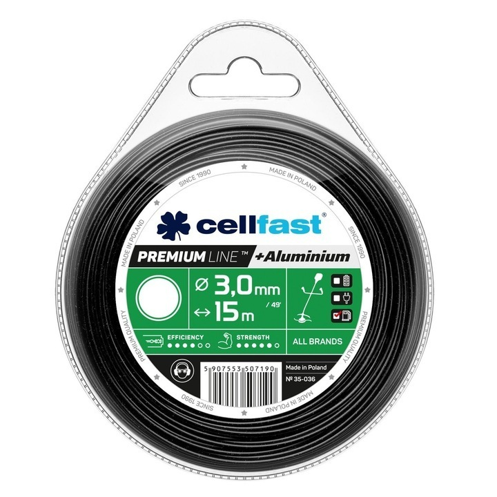 Cell-Fast żyłka PREMIUM okrągła 3.0x15m 1