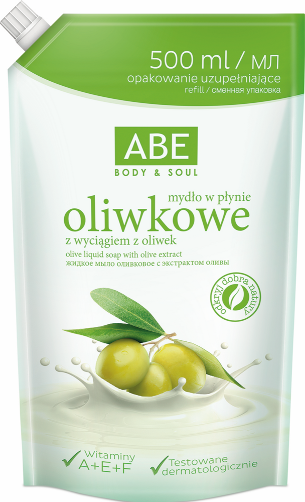 CH-ABE mydło w płynie 500ml oliwka saszetka 1