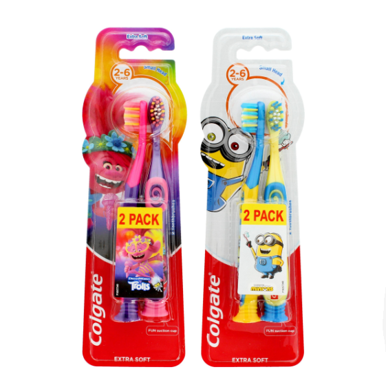 CH-Colgate szczoteczka 2szt dla dzieci 3-5lat extra soft 1