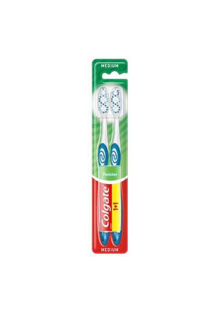 CH-Colgate szczoteczka 2szt twister fresh medium 1